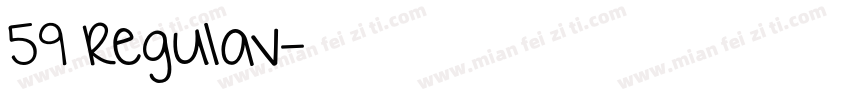 59 Regulav字体转换